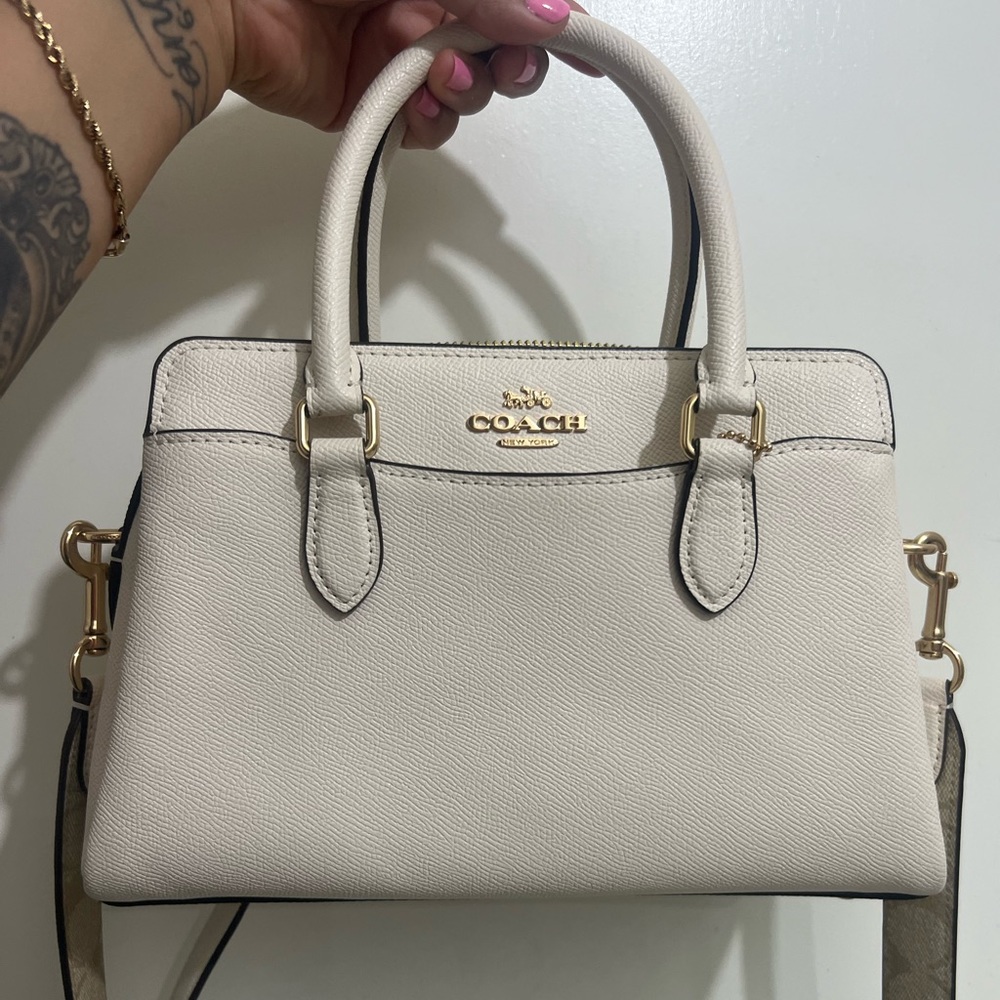 Mini Darcie Carryall With Signature Canvas Detail